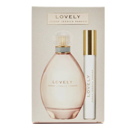 Set Parfum Sarah Jessica Parker Lovely, 100ml + 15ml, Culoare Roz