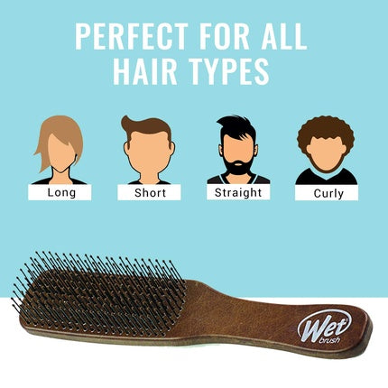 Perie Wetbrush, Detangler, piele maronie