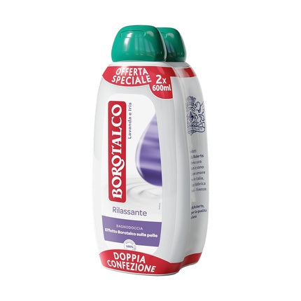 Gel de duș, Borotalco, Relax, lavandă și iris, 600 ml