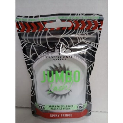Rimă false, NYX Professional Makeup, Jumbo Lashes Spiky Fringe, vegan, negru