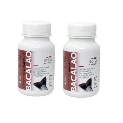 Sotya Ulei de Ficat de Bacala, Supliment Omega-3, 110 Perle