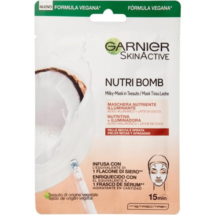 Masca din material textil Garnier SkinActive Nutri Bomb, 84g