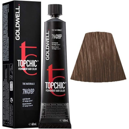 Vopsea de păr, Goldwell, Topchic 7NBP, Blond Mediu