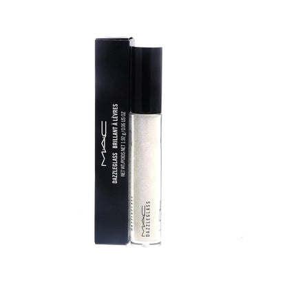 Bling de buze, MAC Cosmetics, Dazzleglass Pleasure Principle, transparent cu sclipici argintiu