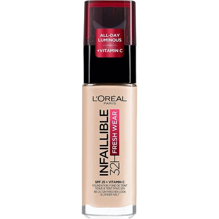 Fond de ten L'Oréal Paris Infallible 32H, SPF 25, 30ml
