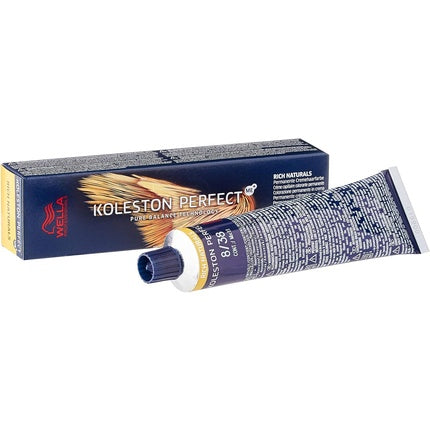 Cremă colorantă permanentă, Wella, Koleston Perfect MePlus, blond deschis auriu-perlă