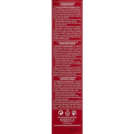 Vopsea de păr Schwarzkopf Igora Royal 8-77, roșu aprins, 60 ml