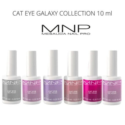 Gel Polish Semi-Permanent Mesauda MNP Cat Eye, 10 ml, roz, violet
