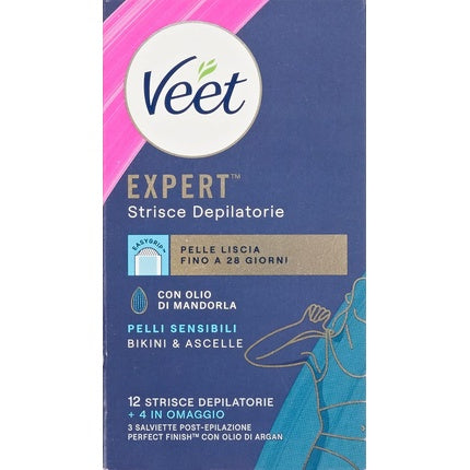 Benzi depilatoare, Veet, Expert, piele sensibilă