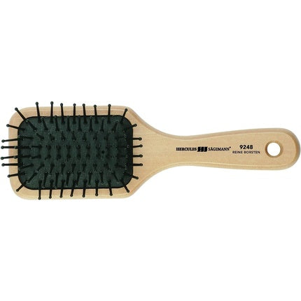 Perie detanglare Hercules Sägemann, model 9248, lemn natural, perișori negri