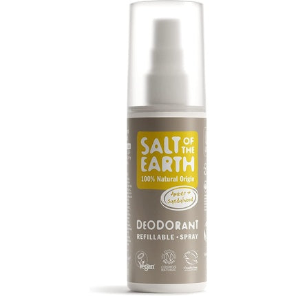Deodorant Spray, Salt Of The Earth, Reîncărcabil, 100ml