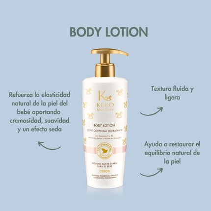 Set Îngrijire Corp Keko New Baby, 500ml+100ml, Alb