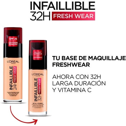 Fond de ten, L'Oréal, Infallible 32H Fresh Wear SPF 25, 30ml