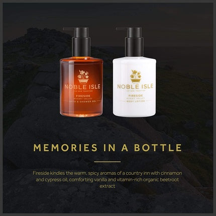 Gel de duș, Noble Isle, Fireside, 250ml, chihlimbar