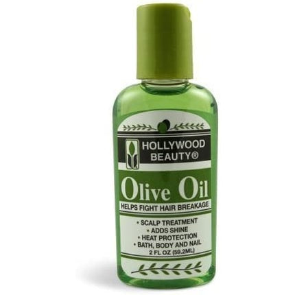 Ulei pentru păr, Hollywood Beauty, Ulei de Măsline, 135 g, sticlă verde