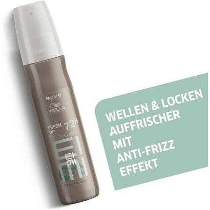 Spray styling păr, Wella, EIMI Nutricurls Fresh Up 72h, 150ml
