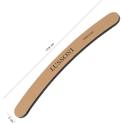 Set 25 pilofe pentru unghii Lussoni Premium Curved Nail Files 150/150 grit