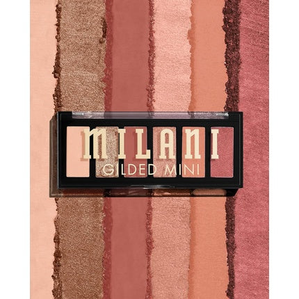 Paletă Farduri, Milani, Gilded Mini, roz și auriu