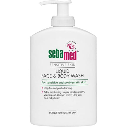 Spumă de curățare față și corp, Sebamed, piele sensibilă
