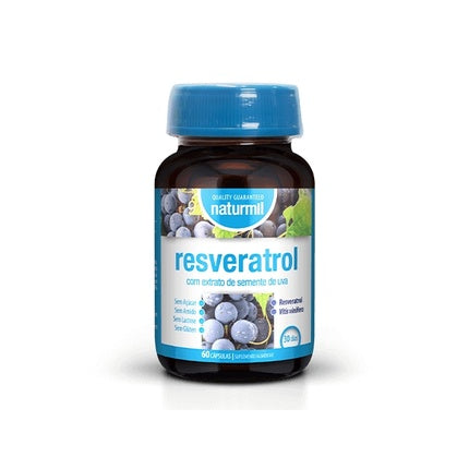 Naturmil Resveratrol cu extract de semințe de struguri, Vitamine pentru sănătate, Capsule, 60 buc