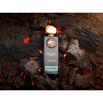 Parfum Cigno Nero Forza Suprema, extract de parfum pentru femei, sticlă albastră, dop auriu