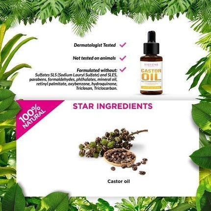 Ulei de Ricin Biovène, 30ml, natural