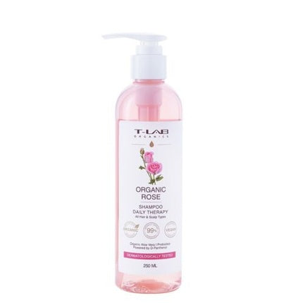 Șampon T-LAB Organics Daily Bio Rose 200ml