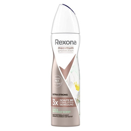 Rexona Maximum Protection Anti-transpirant Spray, Lime & Waterlily Scent, 150ml