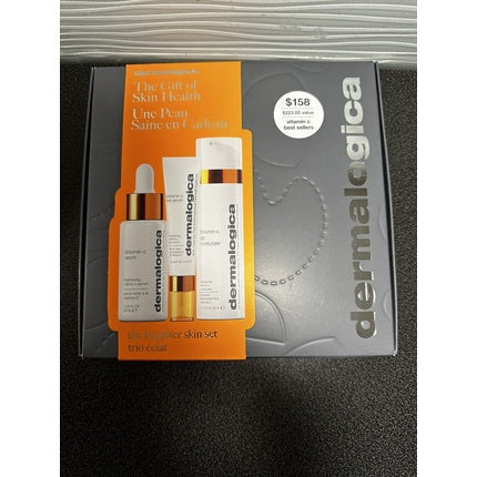 Set Îngrijire Față, Dermalogica, The Brighter Skin, alb-portocaliu