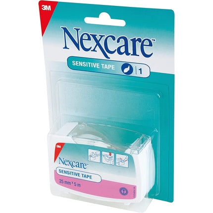Nexcare Sensitive Paper Adhesive Tape, Roll, White, 5 M X 25 Cm