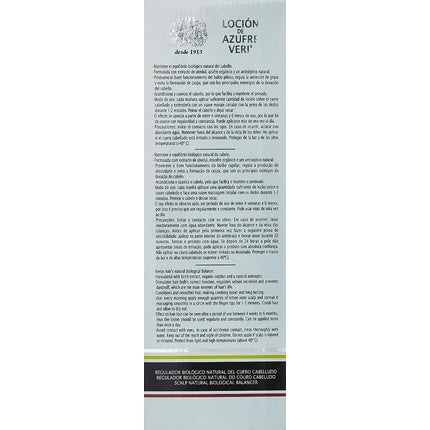Loțiune pentru baie, Azufre Veri, protecție cădere, 750ml