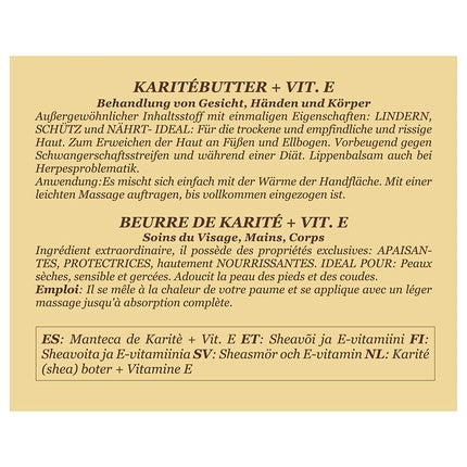 Unt de corp L'Erboristica, Shea, Vitamina E, 100ml