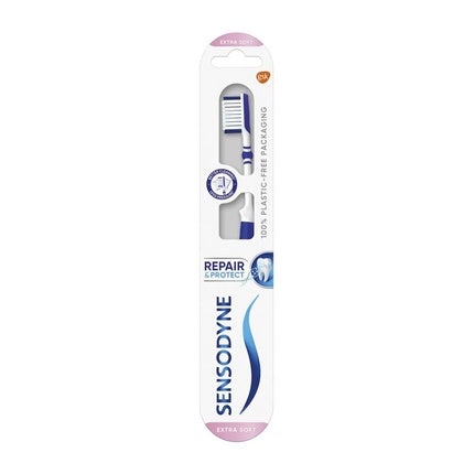 Periuță de dinți Sensodyne Repair & Protect Extra Soft, albastru și alb