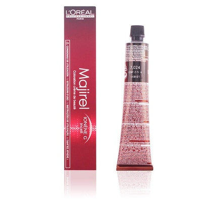 Vopsea de păr, L'Oréal Paris, Majirel 7.024, cupru blond iridescent 50ml