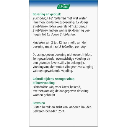 Tablete A Vogel Echinaforce, flacon 350 bucati