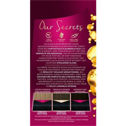 Vopsea de păr, Poly, Palette 909, albastru negru