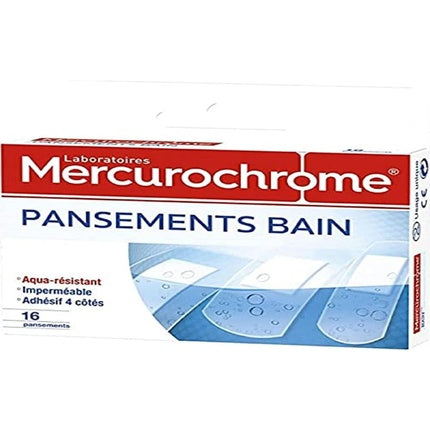 Bandaje Mercurochrome Rezistente la Apă, 16 bucăți