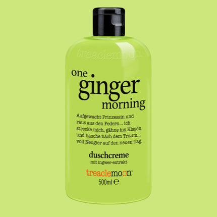 Gel de duș, Treaclemoon, One Ginger Morning, 500ml, verde