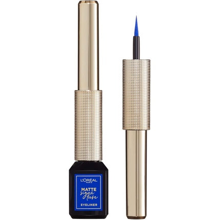 Tus de ochi lichid, L'Oreal Paris Matte Signature, Albastru, 3ml