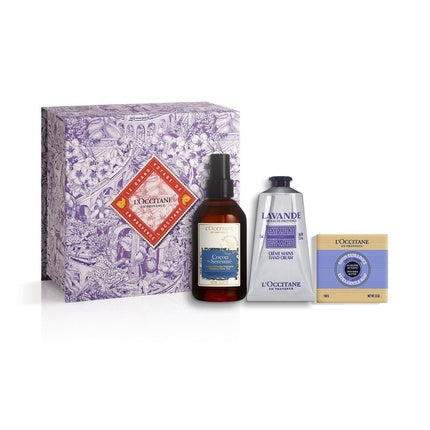 Set cadou cosmetice L'Occitane Cocooning Moment Relaxing, Lavandă, 284 g