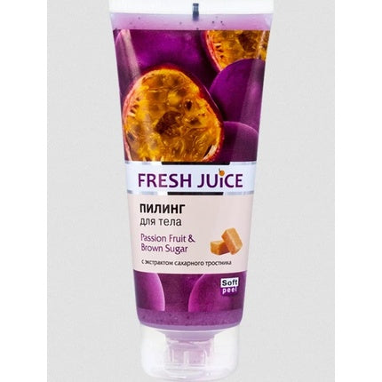 Body Peeling Shower Scrub Passion Fruit & Brown Sugar, 200ml