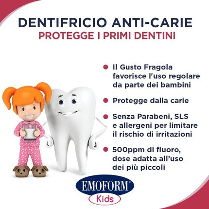 Pasta de dinți Polifarma Benessere Emoform Kids, 50ml