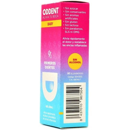 Gel Oral Oddent Baby Primii Dinți 20ml, multicolor