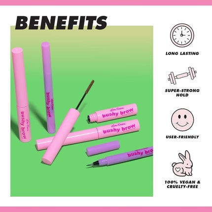 Gel sprâncene, Lime Crime, Bushy Brow, negru, 16g