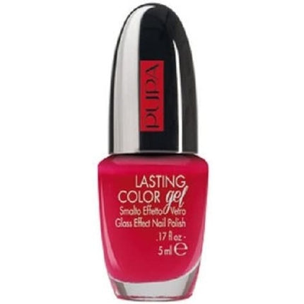 Smalta Gel Pupa Lasting Color N021 Trashy Diva, roz intens, sticlă transparentă