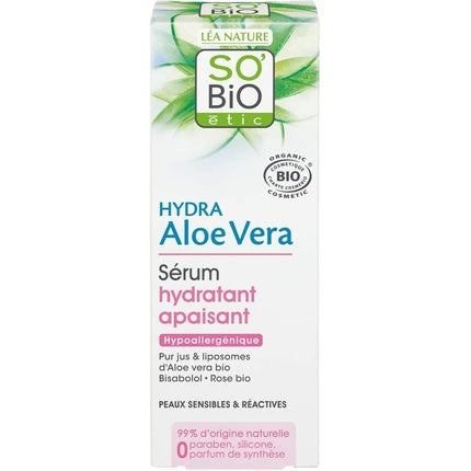 Serum Hidratant So Bio Etic Hydra Aloe Vera, 30 ml