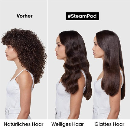 Placă de îndreptat părul, L'Oréal, Steampod 4, cu abur