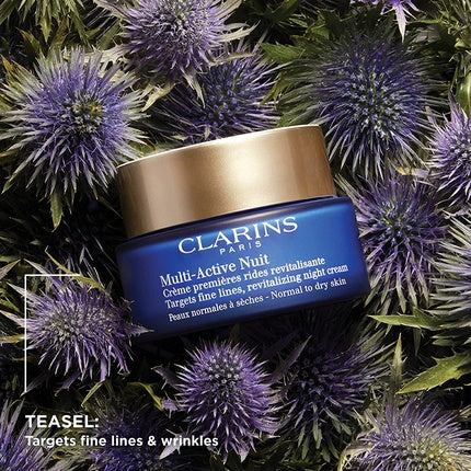 Cremă de noapte, Clarins, Multi-Active Nuit, albastru, 50ml