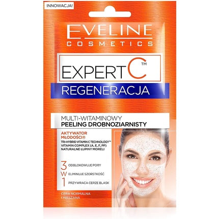 Eveline EXPERT C Regeneration Scrub Facial Fin Granulat 95 g