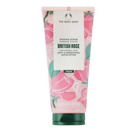 Exfoliant corporal The Body Shop British Rose Smoothing Shower Scrub